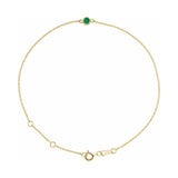 Bezel-Set Link Bracelet