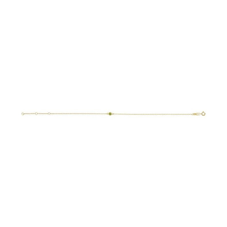 Bezel-Set Link Bracelet