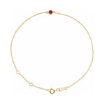 Bezel-Set Link Bracelet