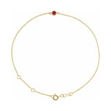 Bezel-Set Link Bracelet