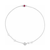 Bezel-Set Link Bracelet