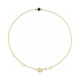 Bezel-Set Link Bracelet