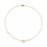 Bezel-Set Link Bracelet