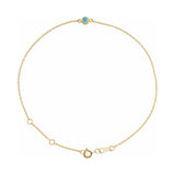 Bezel-Set Link Bracelet