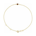 Bezel-Set Link Bracelet
