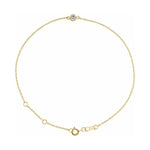 Bezel-Set Link Bracelet