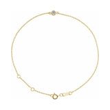 Bezel-Set Link Bracelet