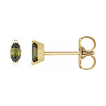Solitaire V-Prong Stud Earrings