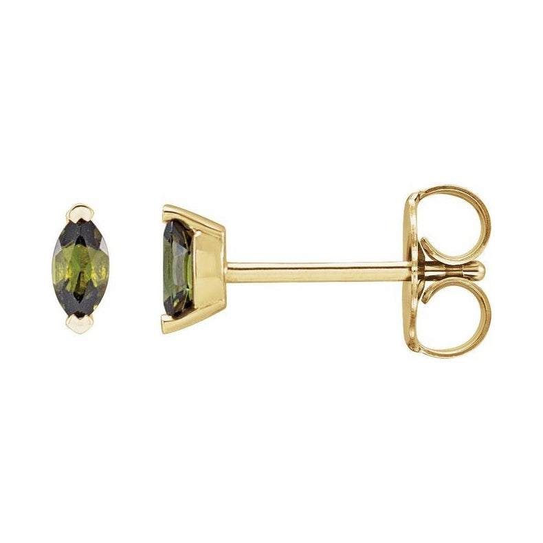 Solitaire V-Prong Stud Earrings
