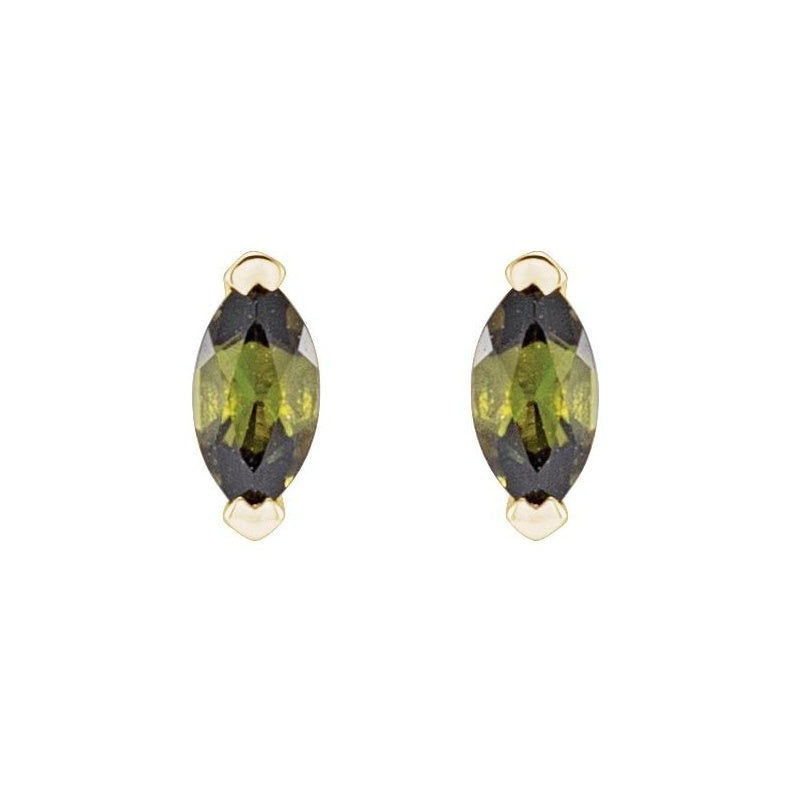 Solitaire V-Prong Stud Earrings