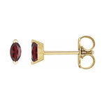 Solitaire V-Prong Stud Earrings