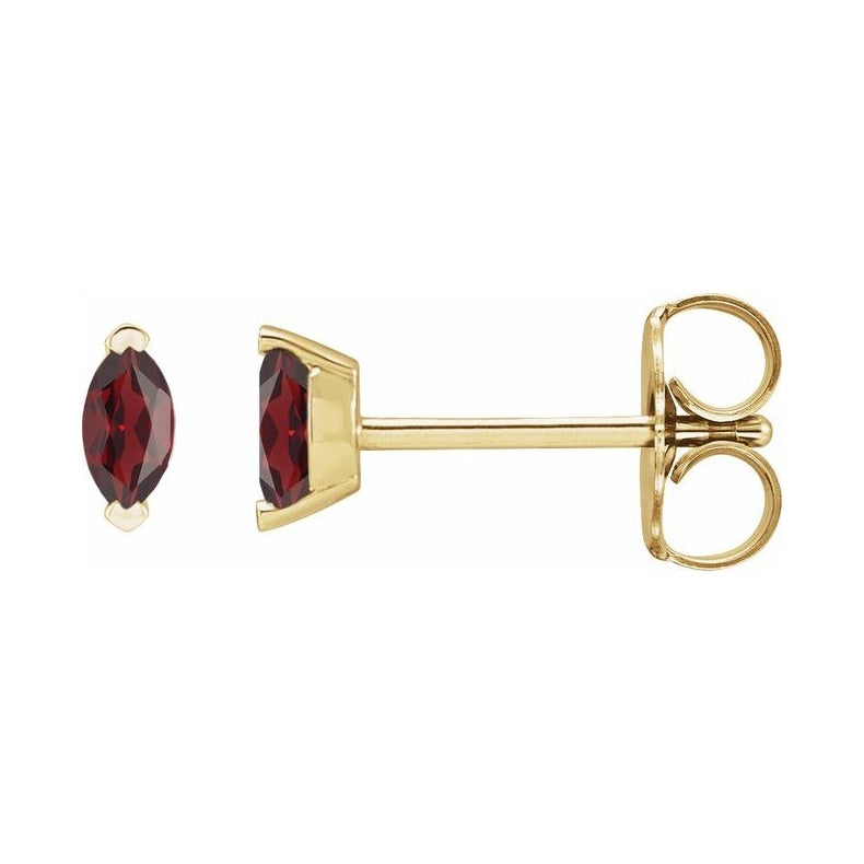 Solitaire V-Prong Stud Earrings