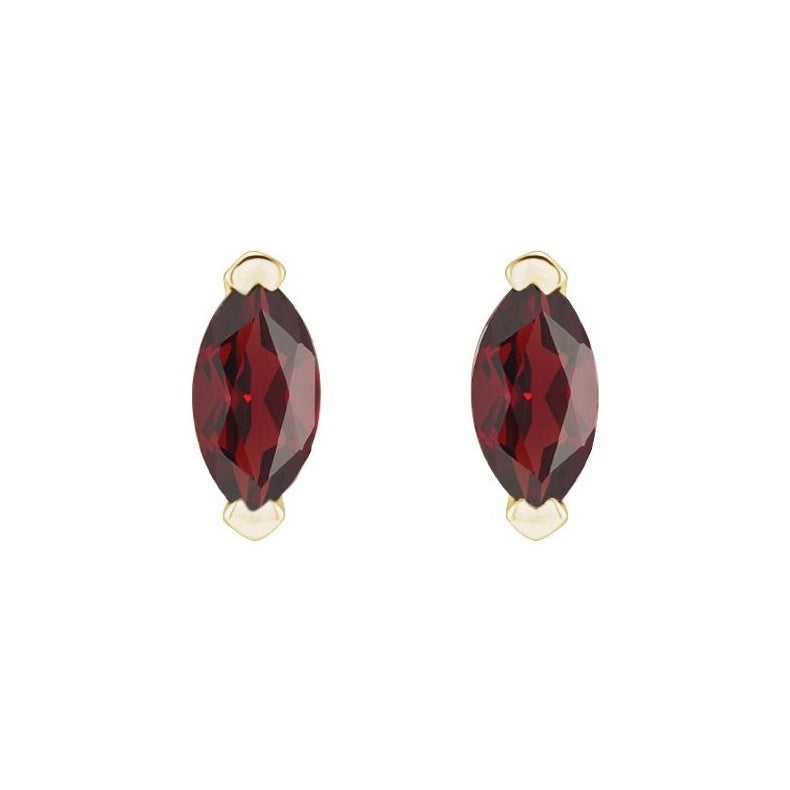 Solitaire V-Prong Stud Earrings
