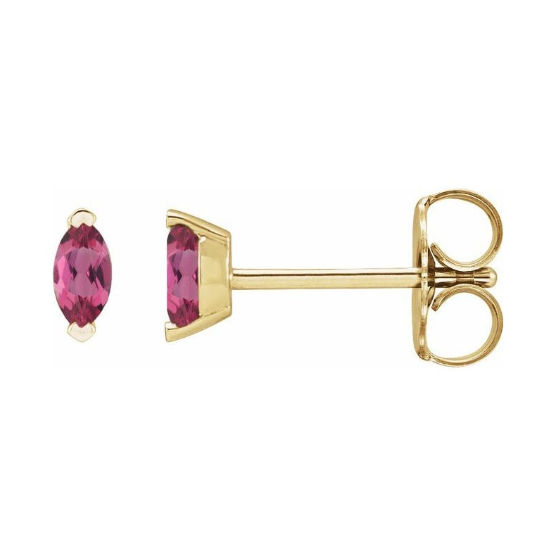 Solitaire V-Prong Stud Earrings