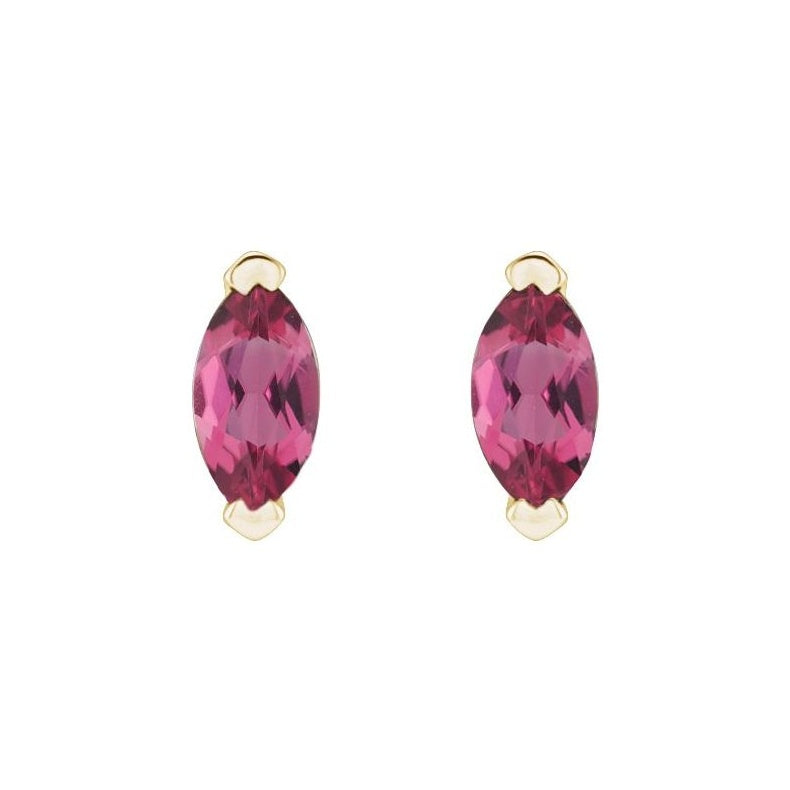 Solitaire V-Prong Stud Earrings