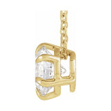 Solitaire Necklace or Slide Pendant