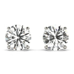 14K White Gold 0.05CT Lab Diamond Earrings