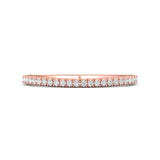 14K Gold Pink Micropave Wedding Band from the Micropave collection - CM09SWB_14KP_Prm_H-I_SI1