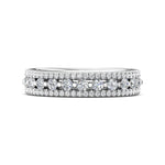 Platinum White Micropave Wedding Band from the Micropave collection - CM24WB_PlatW_Prm_H-I_SI1