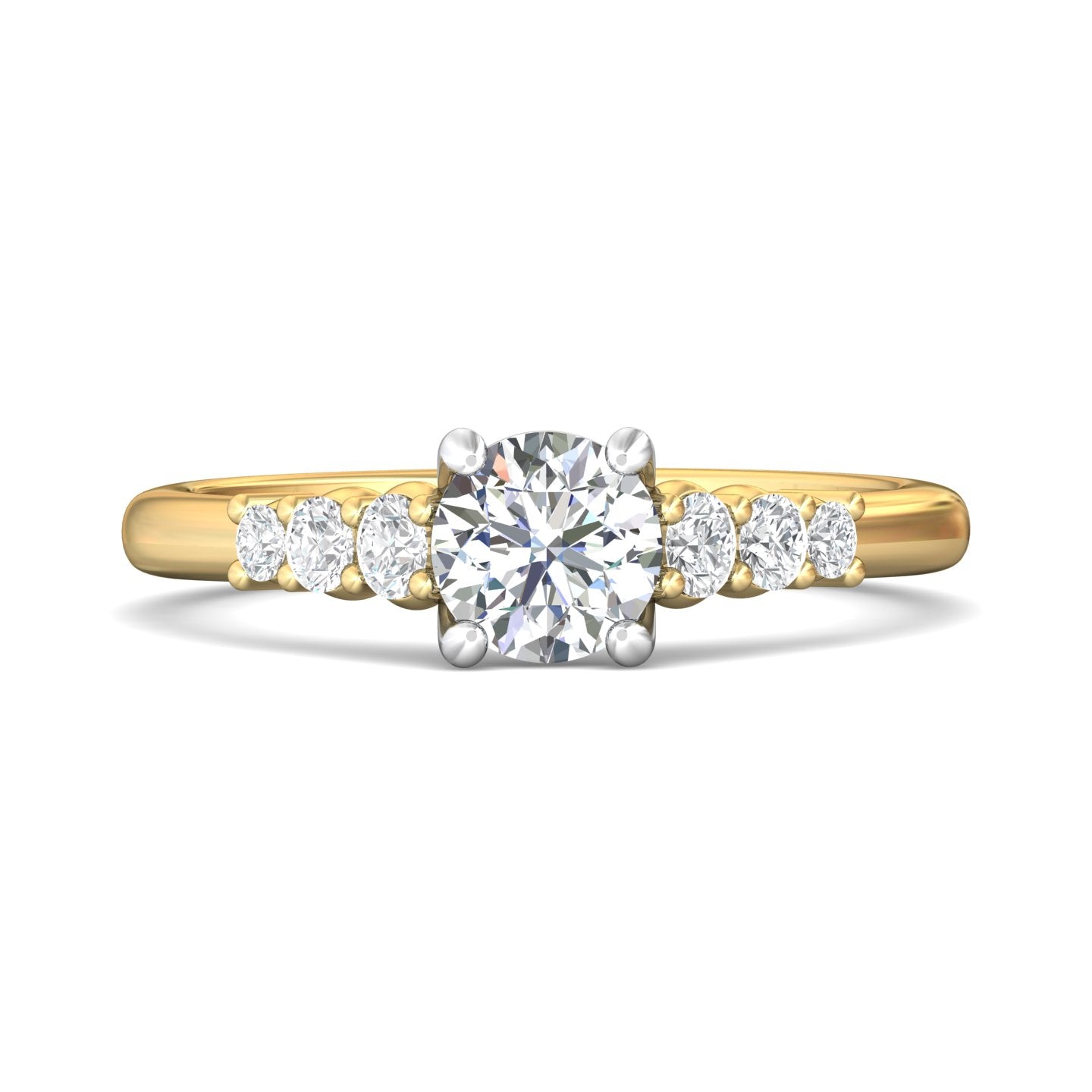Channel/Shared Prong Engagement Ring from the Channel/Shared Prong collection