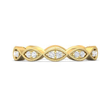 14K Gold Yellow Micropave Wedding Band from the Micropave collection - DABFM44S_14KY_Prm_H-I_SI1