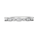 14K Gold White Micropave Wedding Band from the Micropave collection - DABM35XS_14KW_Prm_H-I_SI1