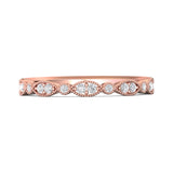 18K Gold Pink Micropave Wedding Band from the Micropave collection - DABM35XS_18KP_Prm_H-I_SI1