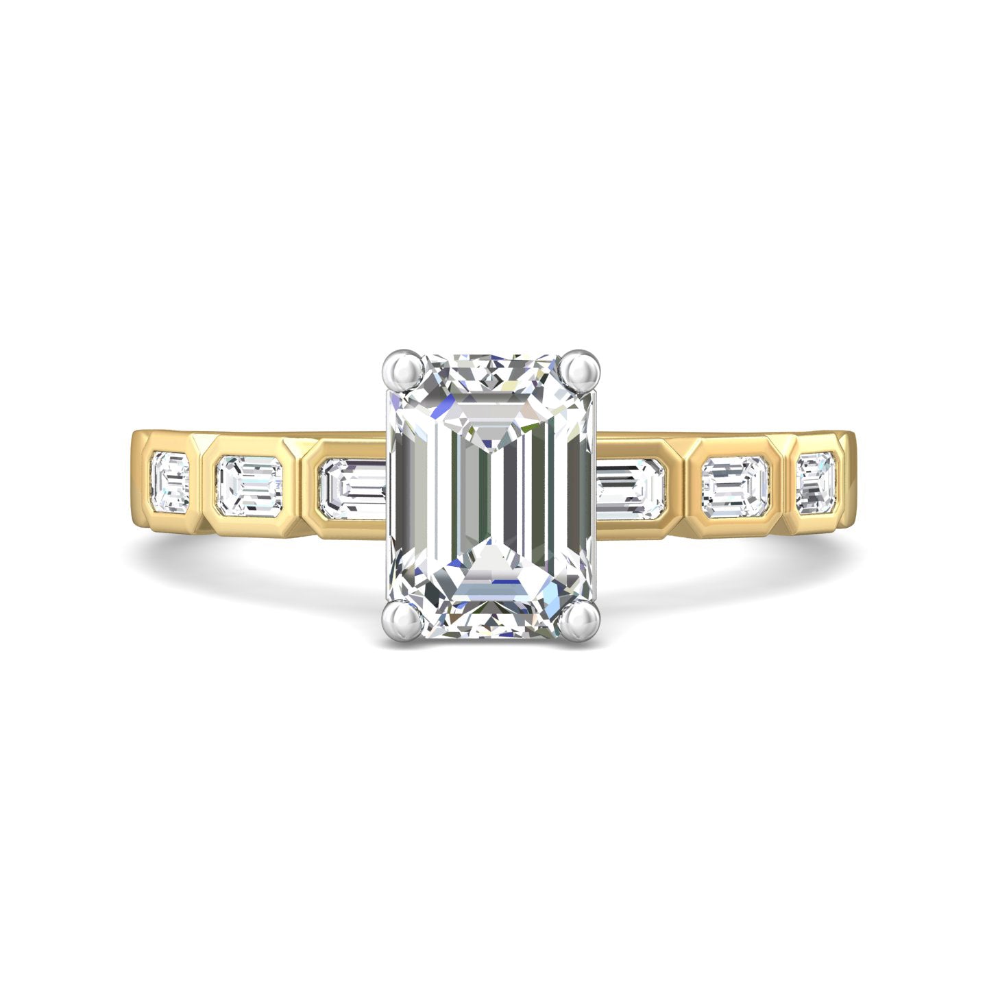 Channel/Shared Prong Engagement Ring from the Channel/Shared Prong collection