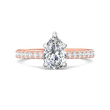 14K Gold Pink/White Micropave Engagement Ring from the Micropave collection - DERM18M_14KPW_Ps_9X6_Prm_H-I_SI1