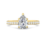 14K Gold Yellow Micropave Engagement Ring from the Micropave collection - DERM18M_14KY_Ps_9X6_Prm_H-I_SI1