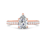 18K Gold Pink Micropave Engagement Ring from the Micropave collection - DERM18M_18KP_Ps_9X6_Prm_H-I_SI1