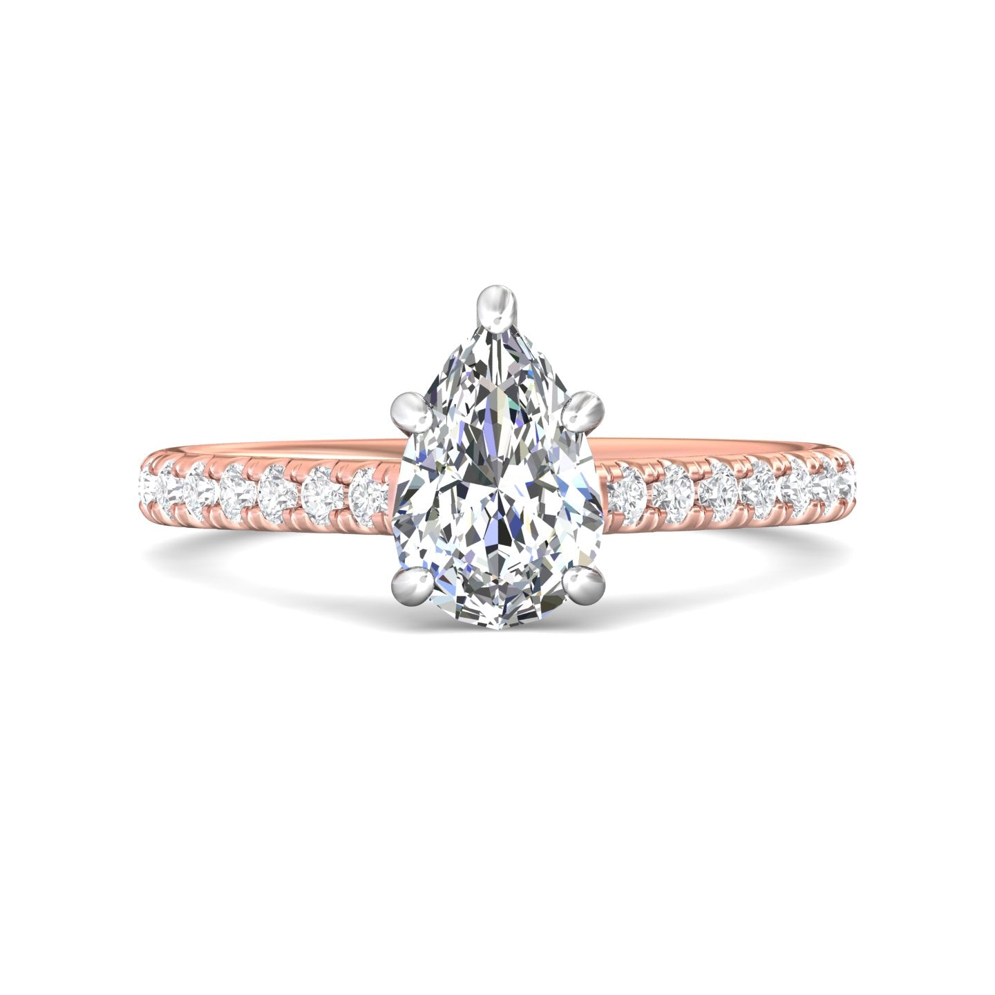 18K Gold White/Pink Micropave Engagement Ring from the Micropave collection - DERM18M_18KWP_Ps_9X6_Prm_H-I_SI1
