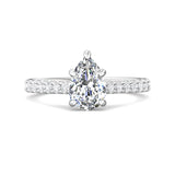 Platinum White Micropave Engagement Ring from the Micropave collection - DERM18M_PlatW_Ps_9X6_Prm_H-I_SI1