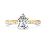 18K Gold Yellow Micropave Engagement Ring from the Micropave collection - DERM4XS_18KY_Ps_9X6_Prm_H-I_SI1