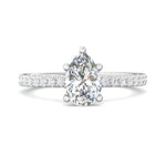 Platinum White Micropave Engagement Ring from the Micropave collection - DERM4XS_PlatW_Ps_9X6_Prm_H-I_SI1