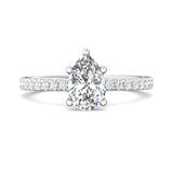 Platinum White Micropave Engagement Ring from the Micropave collection - DERM4XS_PlatW_Ps_9X6_Prm_H-I_SI1