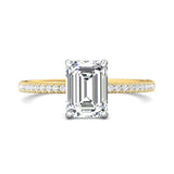 18K Gold White/Yellow Micropave Engagement Ring from the Micropave collection - DERM4XXS2_18KWY_Em_8.5X6.2_Prm_H-I_SI1