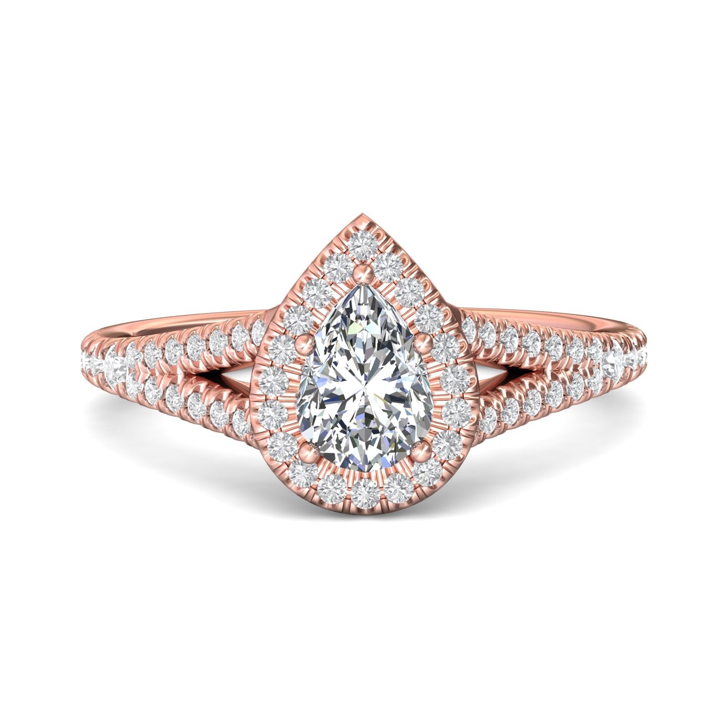 14K Gold Pink Split Shank Engagement Ring from the Split Shank collection - DERMH40XXS_14KP_PsH_7X5_Prm_H-I_SI1