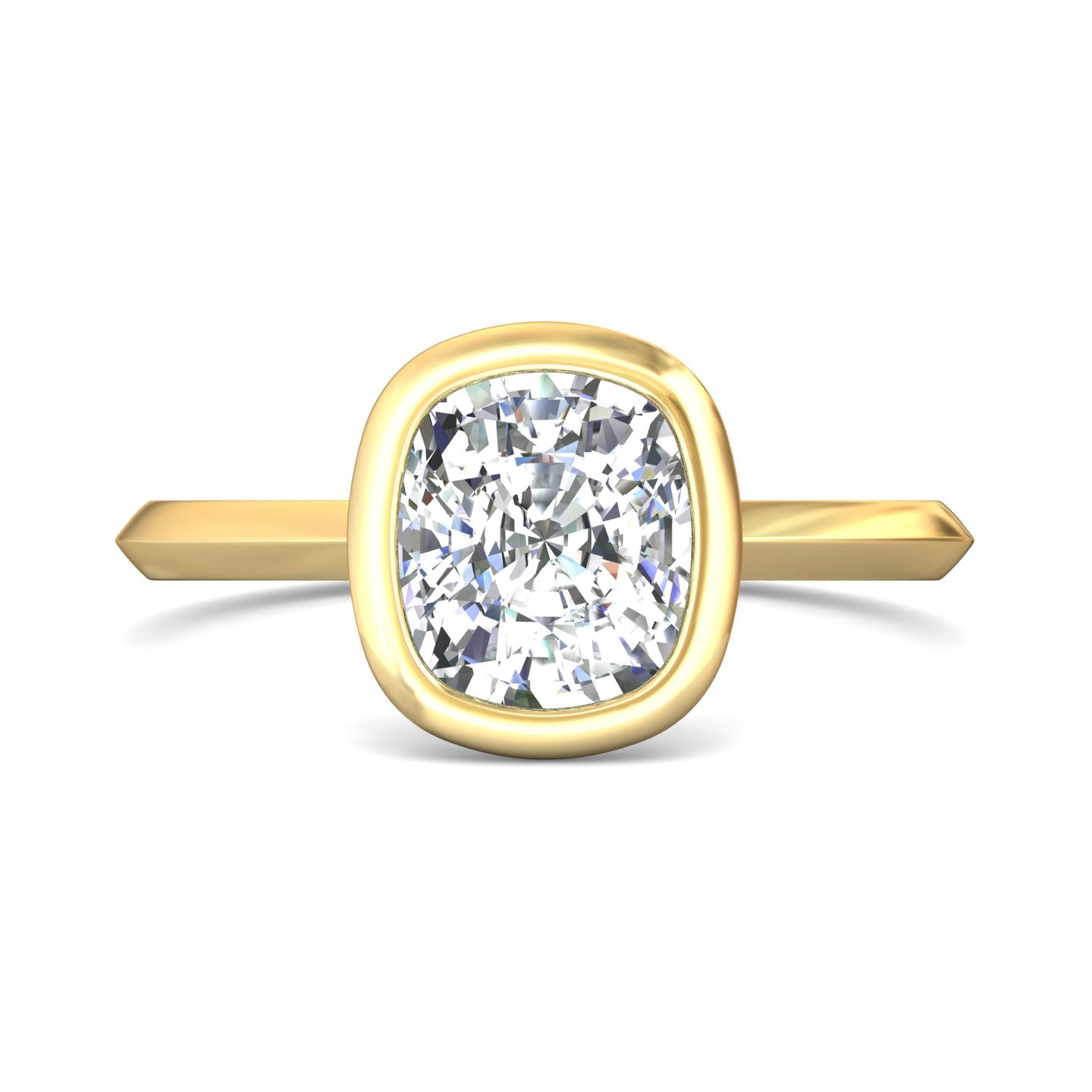 14K Gold Yellow Solitaire Engagement Ring from the Solitaire collection - DERS32S_14KY_Cu_8X7_Std_NA_NA