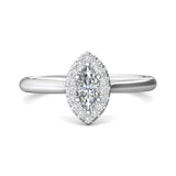 14K Gold White Solitaire Engagement Ring from the Solitaire collection - DERSH01XXSR_14KW_MqH_7.0X3.5_Prm_H-I_SI1