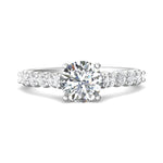 Channel/Shared Prong Engagement Ring from the Channel/Shared Prong collection