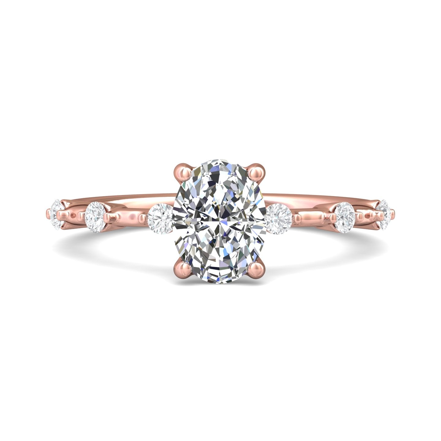 Channel/Shared Prong Engagement Ring from the Channel/Shared Prong collection