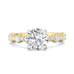 Channel/Shared Prong Engagement Ring from the Channel/Shared Prong collection