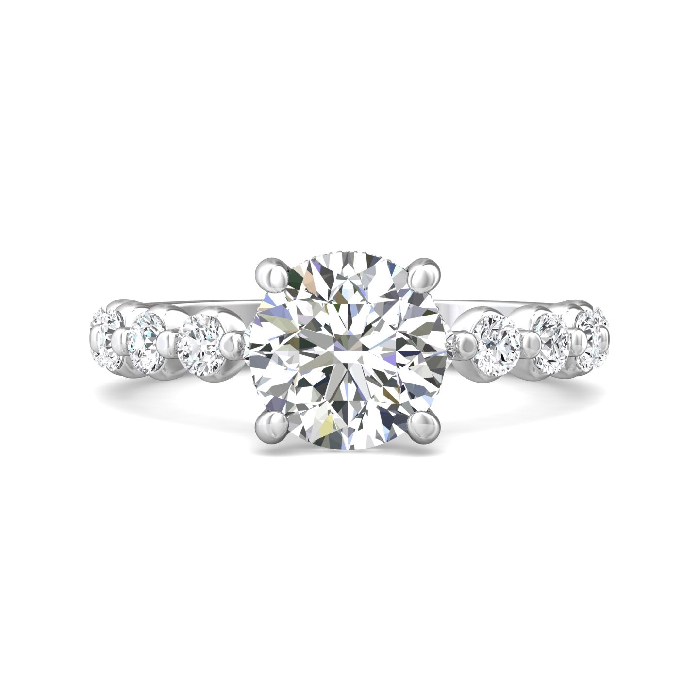 Channel/Shared Prong Engagement Ring from the Channel/Shared Prong collection