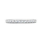 Channel/Shared Prong Wedding Band from the Channel/Shared Prong collection