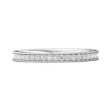 14K Gold White Micropave Wedding Band from the Micropave collection - DWBFM1-.50_14KW_Prm_H-I_SI1