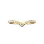 14K Gold Yellow Micropave Wedding Band from the Micropave collection - DWBM11-.15_14KY_Prm_H-I_SI1