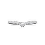 18K Gold White Micropave Wedding Band from the Micropave collection - DWBM11-.15_18KW_Prm_H-I_SI1