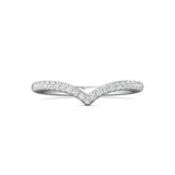 18K Gold White Micropave Wedding Band from the Micropave collection - DWBM11-.15_18KW_Prm_H-I_SI1