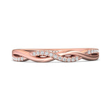 14K Gold Pink Classic Diamond Bands Wedding Band from the Micropave collection - DWBM39XS_14KP_Prm_H-I_SI1